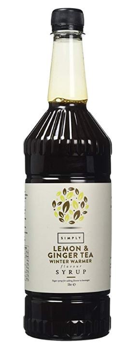 Simply Lemon and Ginger Winter Warmer Syrup - 1 Litre